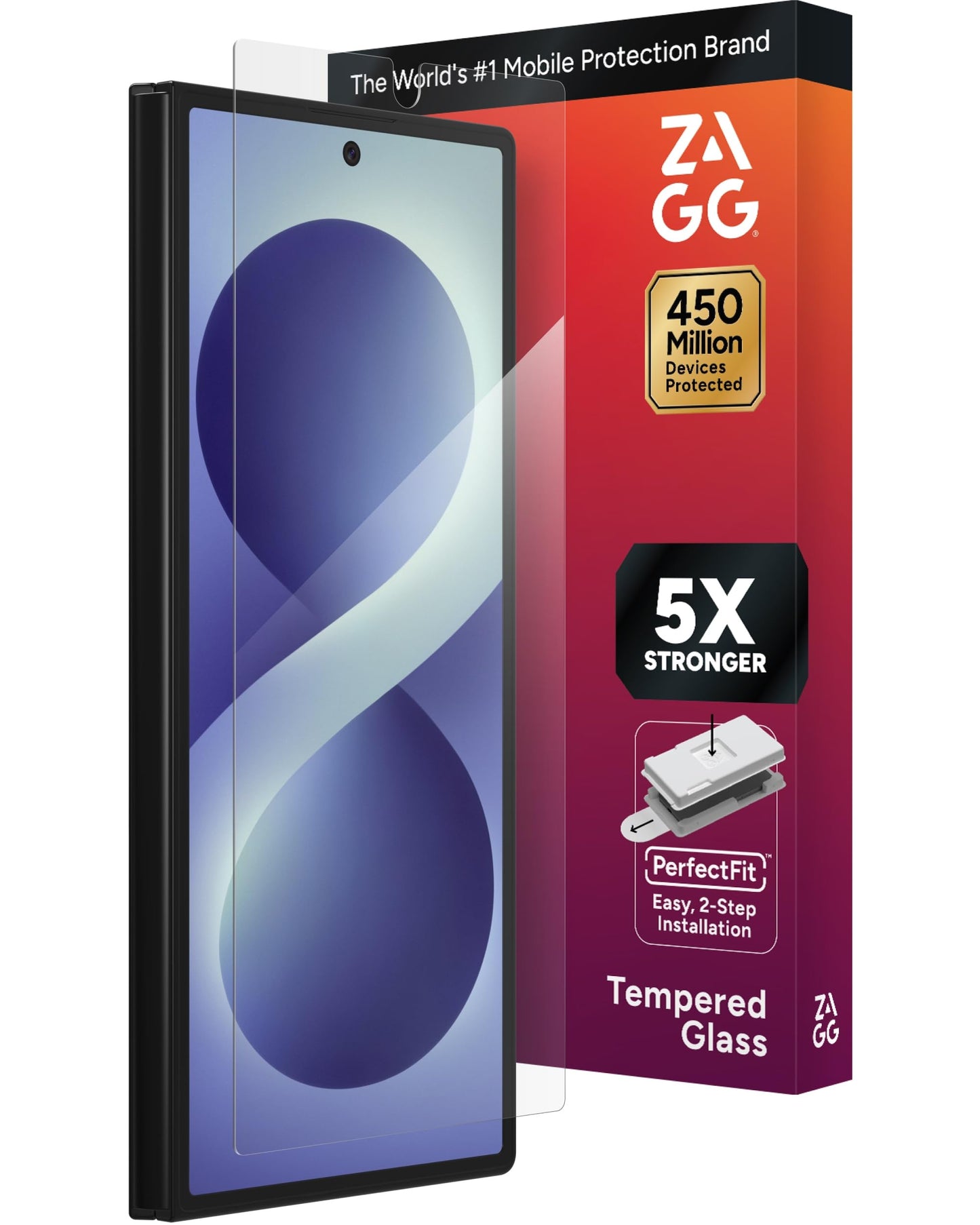 ZAGG Glass Elite Samsung Galaxy Z Fold8 Ultra Screen Protector
