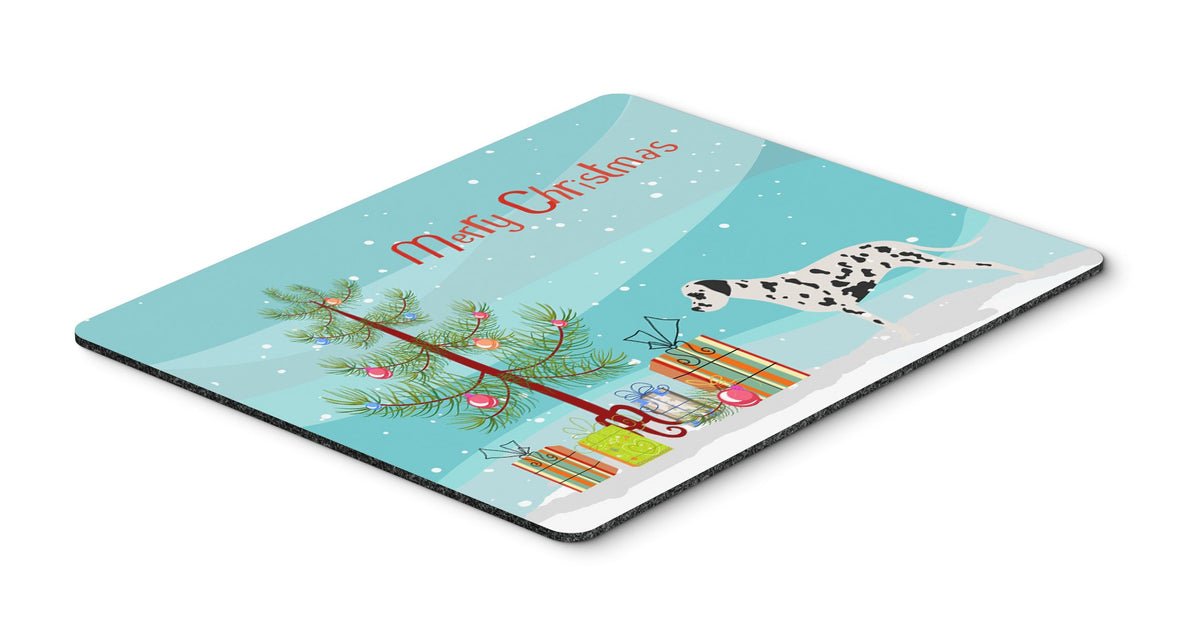 Caroline's Treasures BB2901MP Dalmatian Merry Christmas Tree Mouse Pad, Hot Pad or Trivet for Home Office Gaming Working Computers Laptop Mouse