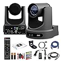 PTZOptics Move SE SDI/HDMI/USB/IP PTZ Camera with 20x Optical Zoom (Gray) (PT20X-SE-GY-G3) + Universal Wall Mount (Black) + Lens Cleaning Kit + HDMI