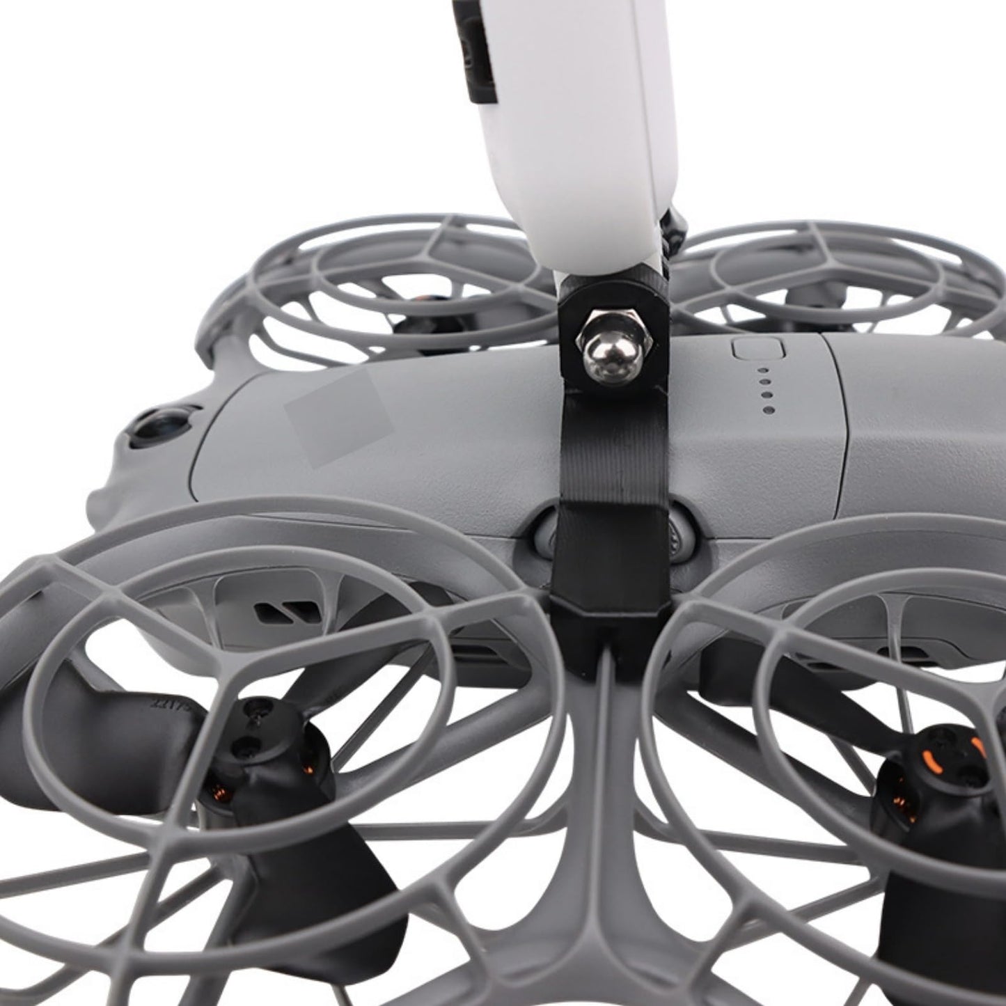 Ferbao Top Mount Expansion Bracket for DJI NEO 2, Fixed Snap-on Clamp Holder for Go Ultra Action Camera
