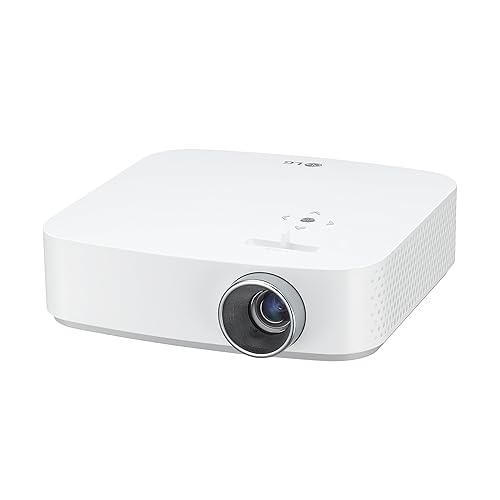LG PF50KA 100” Portable Full HD (1920 x 1080) LED Smart TV Home Theater CineBeam Projector with Built-in Battery (2.5 hours) - White