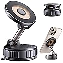 Phone Holders for Your Car, Car Phone Holder for Magsafe [Upgraded Strongest Suction & Magnetic] 360° Adjustable Magnetic Car Phone Mount for Your