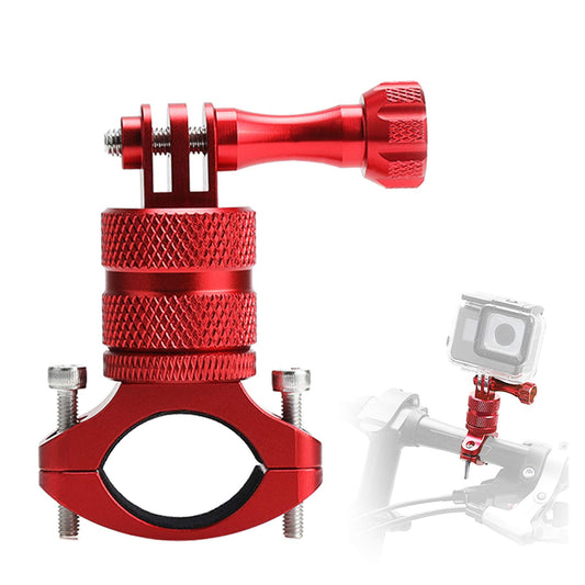 ParaPace Mountain Bike Mount for GoPro Hero 13/12/11/10/9/8/7/6/5/4/3+, 360 Degree Rotation Aluminium Bike Handlebar Holder Bicycle Rack Adjuster