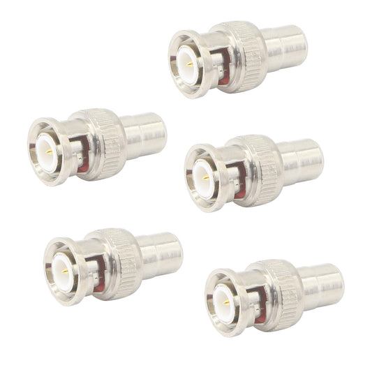 BNC to RCA Adapter BNC Male to VA Phono Female Plug Connector?YOUCHENG for CCTV Camera System?5pcs?