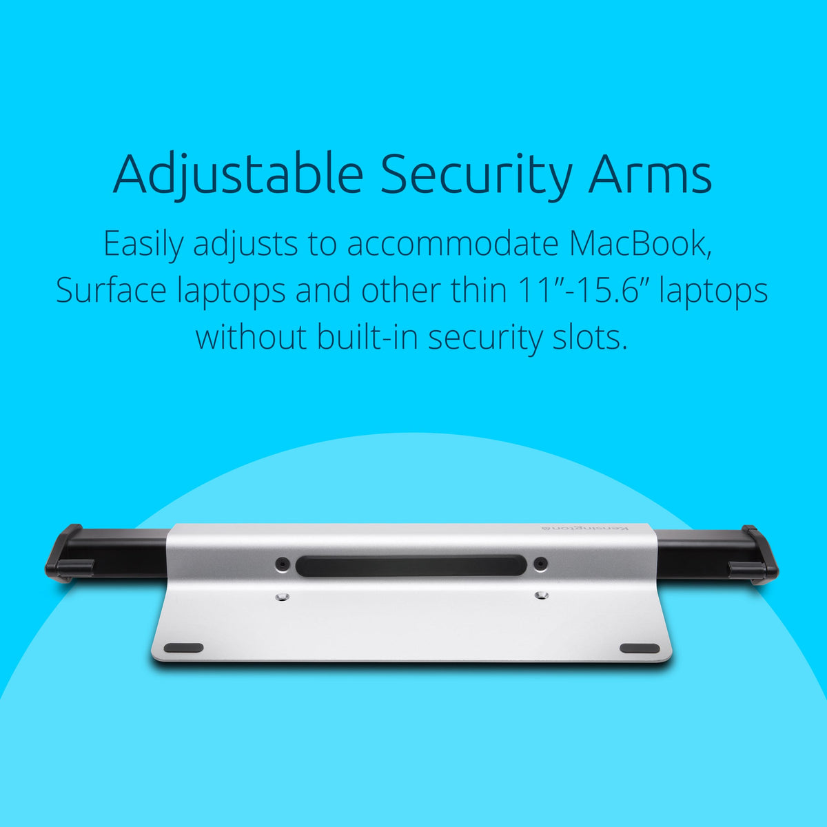 Kensington MacBook and Surface Laptop Locking Station with Combination Lock, MacBook Air and MacBook Pro Locks with 6 Foot Cable, Laptop Security