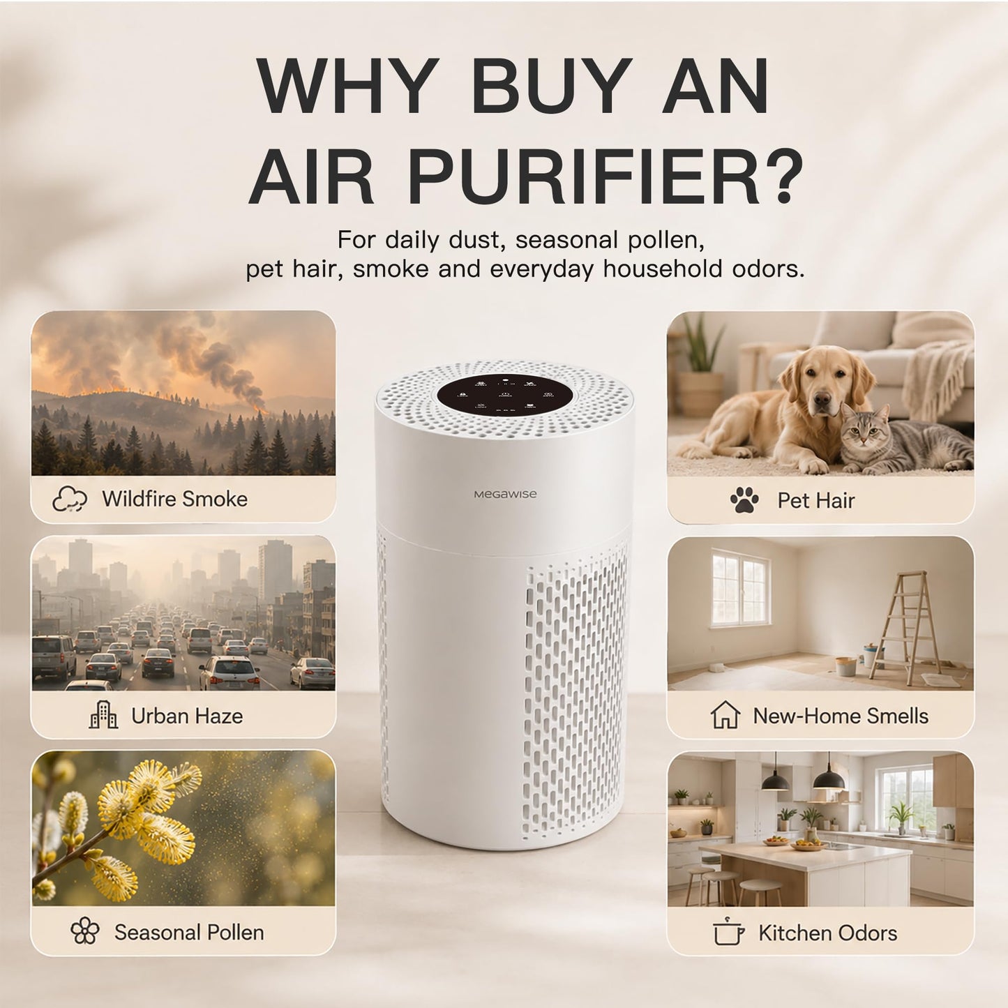 Bedroom air puriifer