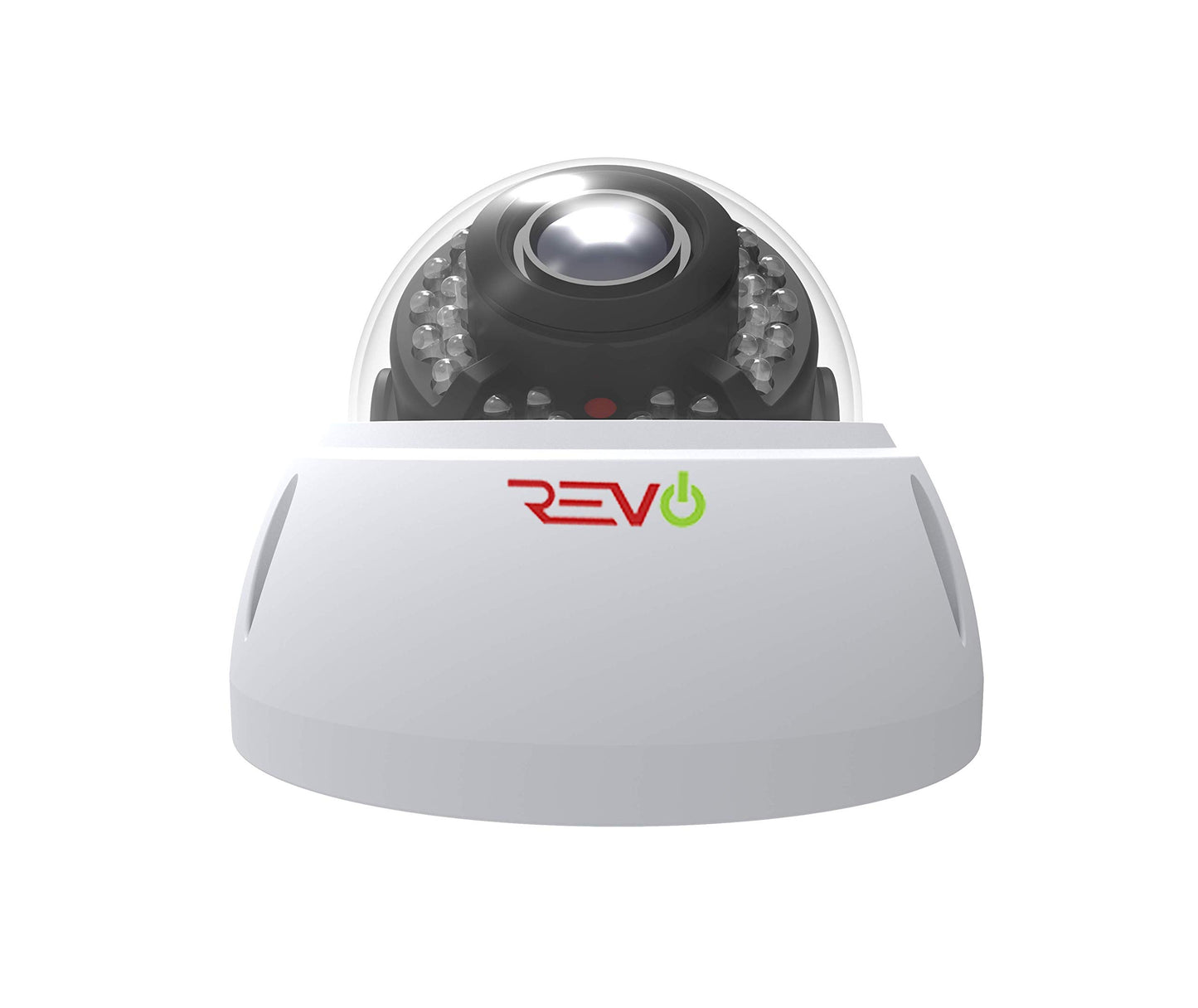 REVO America Aero 5 Megapixel Vari-Focal Lens Indoor/Outdoor IR Vandal Dome Camera with 60 Siamese Cable, Model Number: RACVDJ2812-3