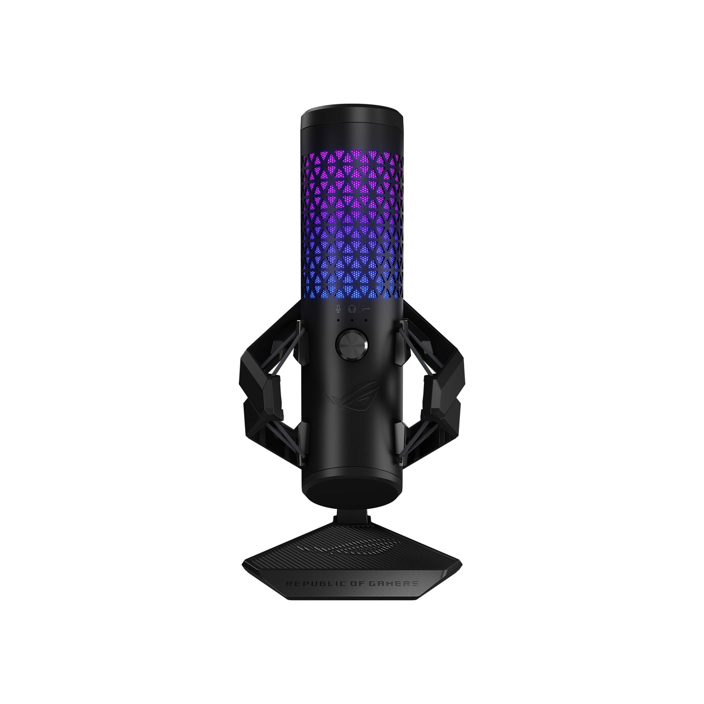 ASUS ROG Carnyx USB Gaming Microphone (25mm Condenser Capsule, 192kHz/24-bit, Cardioid, high-Pass Filter, Built-in pop Filter, Metal Shock Mount