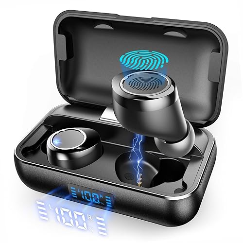 TWS Earphones Wireless Earbuds Compatible with Motorola Moto G Power 5G (2024,2023,2022,2021,2020), Headphones True Stereo Headset Hands-Free Mic…