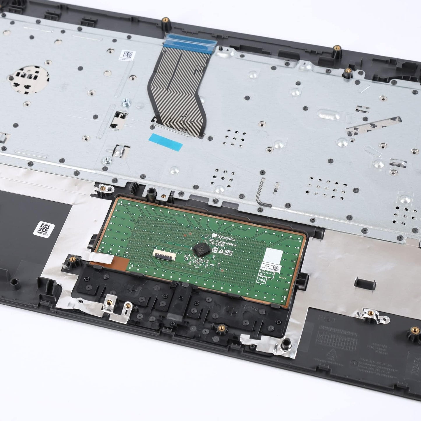 RenBang Tech Replacement for HP 250 255 256 G6 15-BS 15-BW Notebook Upper Case Palmrest Touchpad Keyboard Assembly 929906-001 AP204000E20 Grey