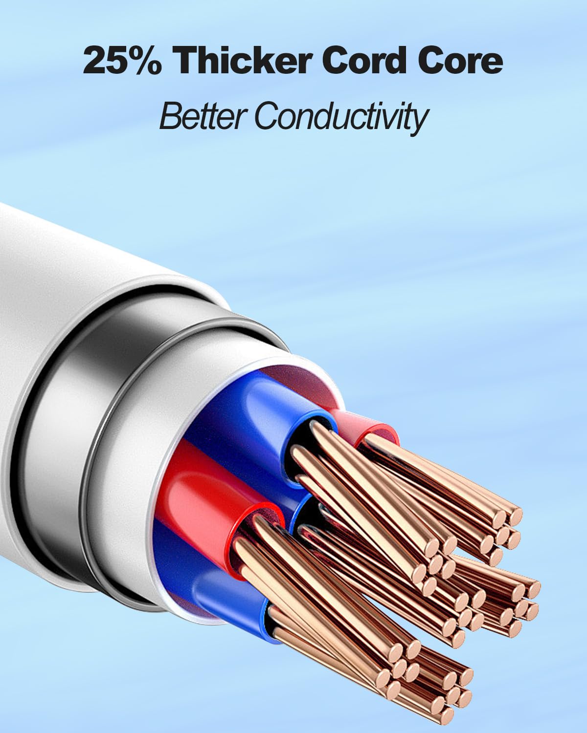 10FT Car Carplay Cable, Long 10 Foot Car Charger Cord, USB A to Lightning Cable Compatible for Apple iPhone 14 13 12 11 Pro Max XR XS X 8 7 6 Plus SE