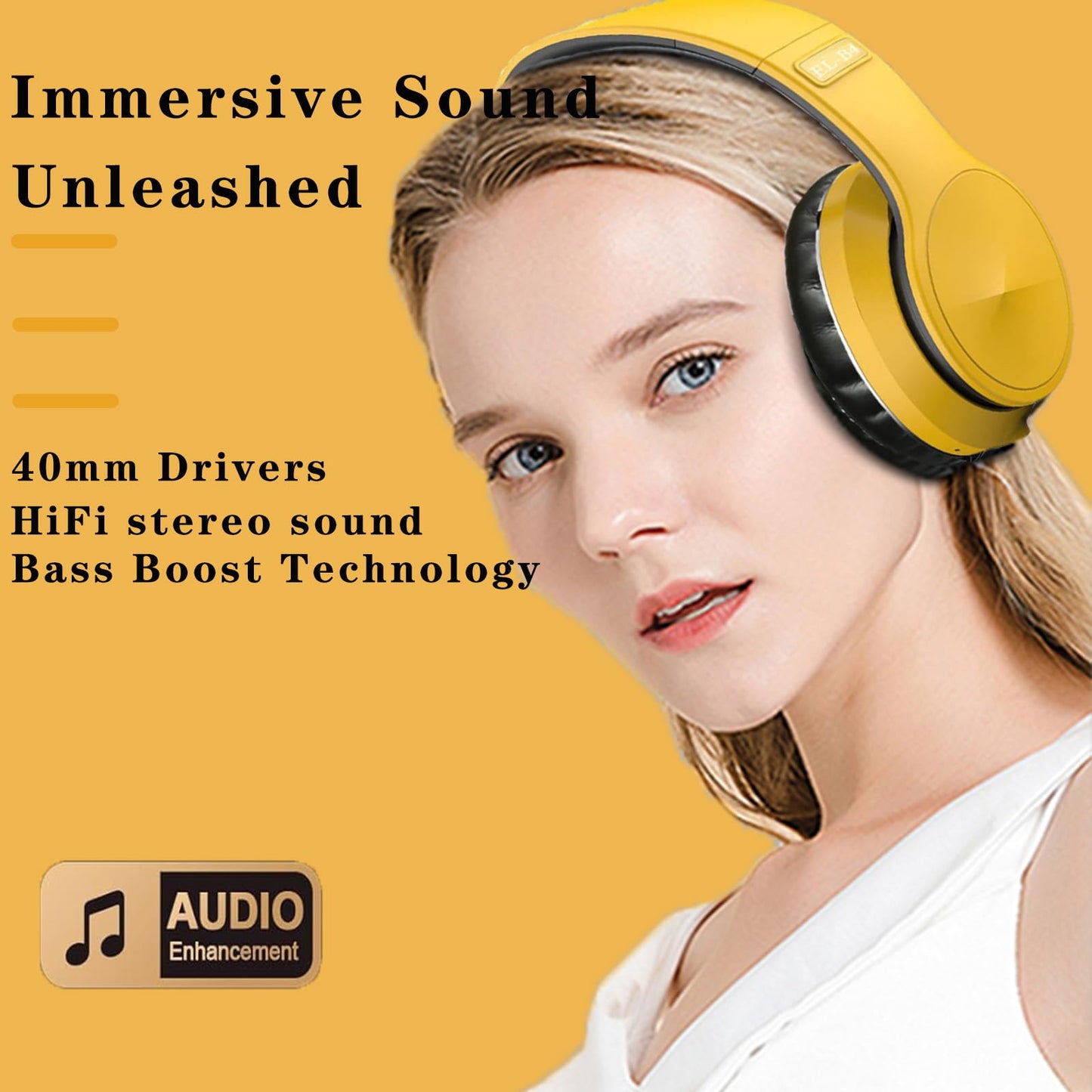 OYEALEX Active Noise Cancelling Headphones, Wireless Over Ear Bluetooth Headphones with Microphone Foldable Headphone with HiFi Audio Deep Bass…