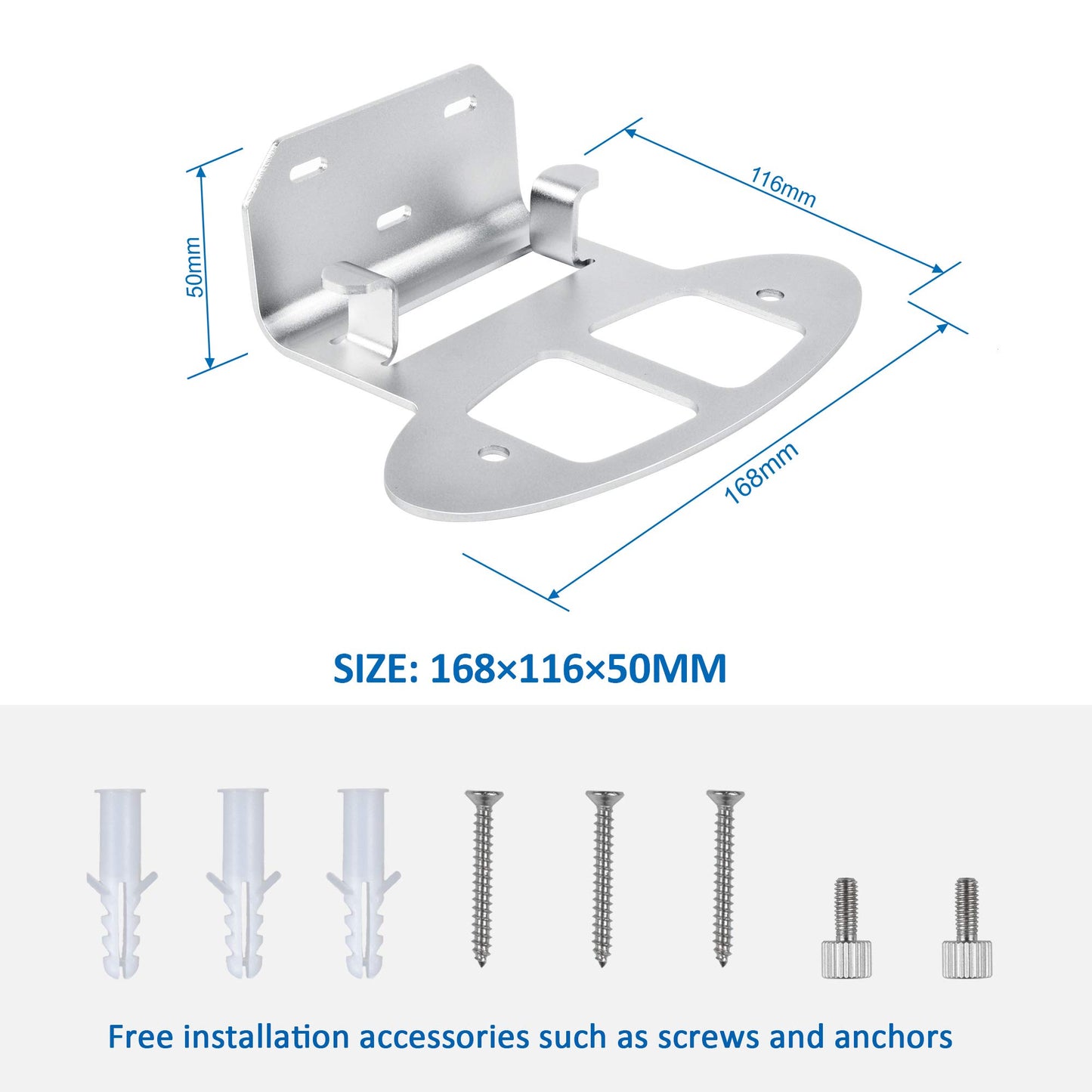 PETIMETI Wall Mount for Netgbear Orbi WiFi 6 Router with Sturdy Metal Stand Compatible Orbi WiFi 6 Router RBK753 RBK852 RBK853 RBS750 RBK752 RBK850