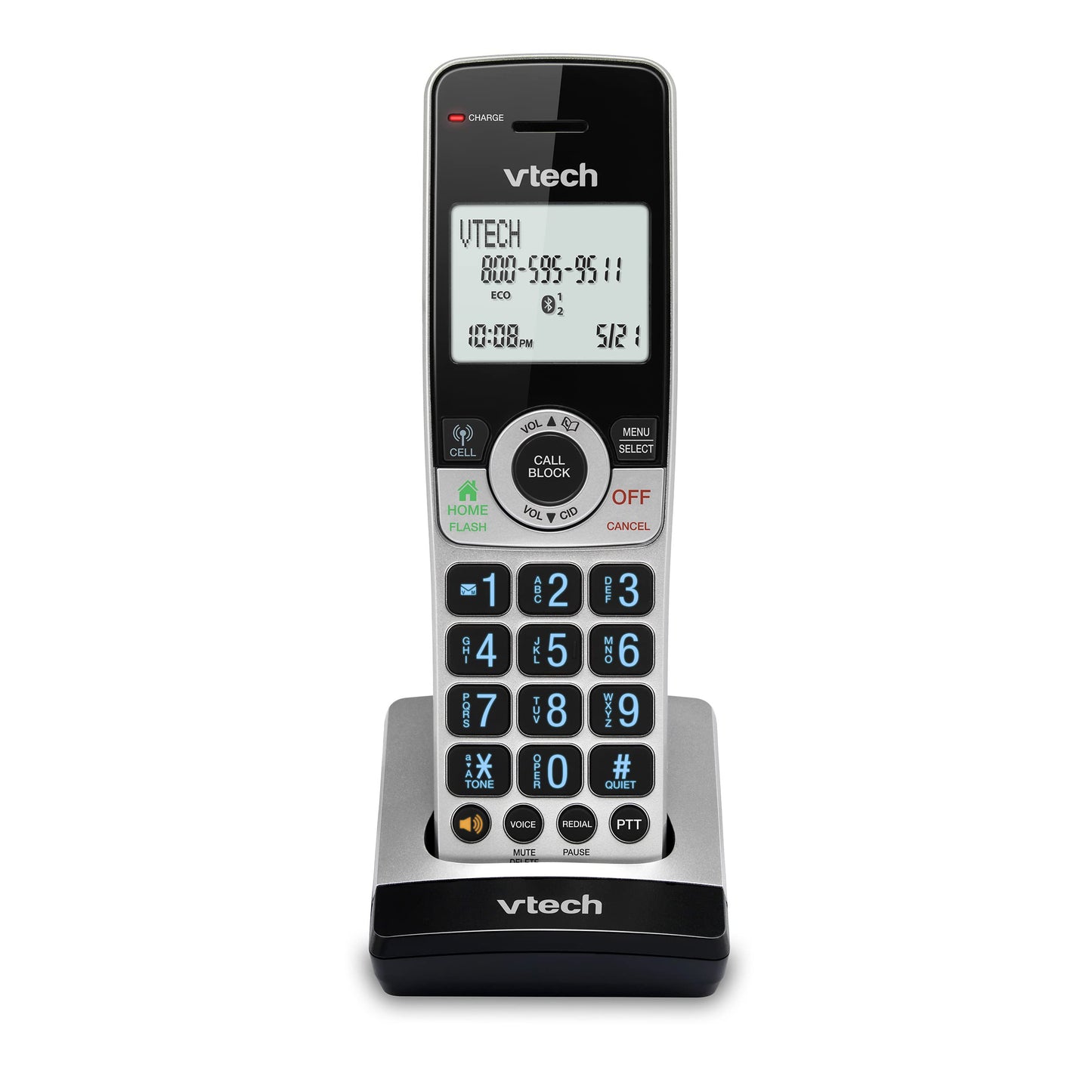 VTech IS8201 Additional Handset for IS8251 Business Grade Cordless Phone Series, Perfect for Home Office, Smart Call Blocking, Answering System