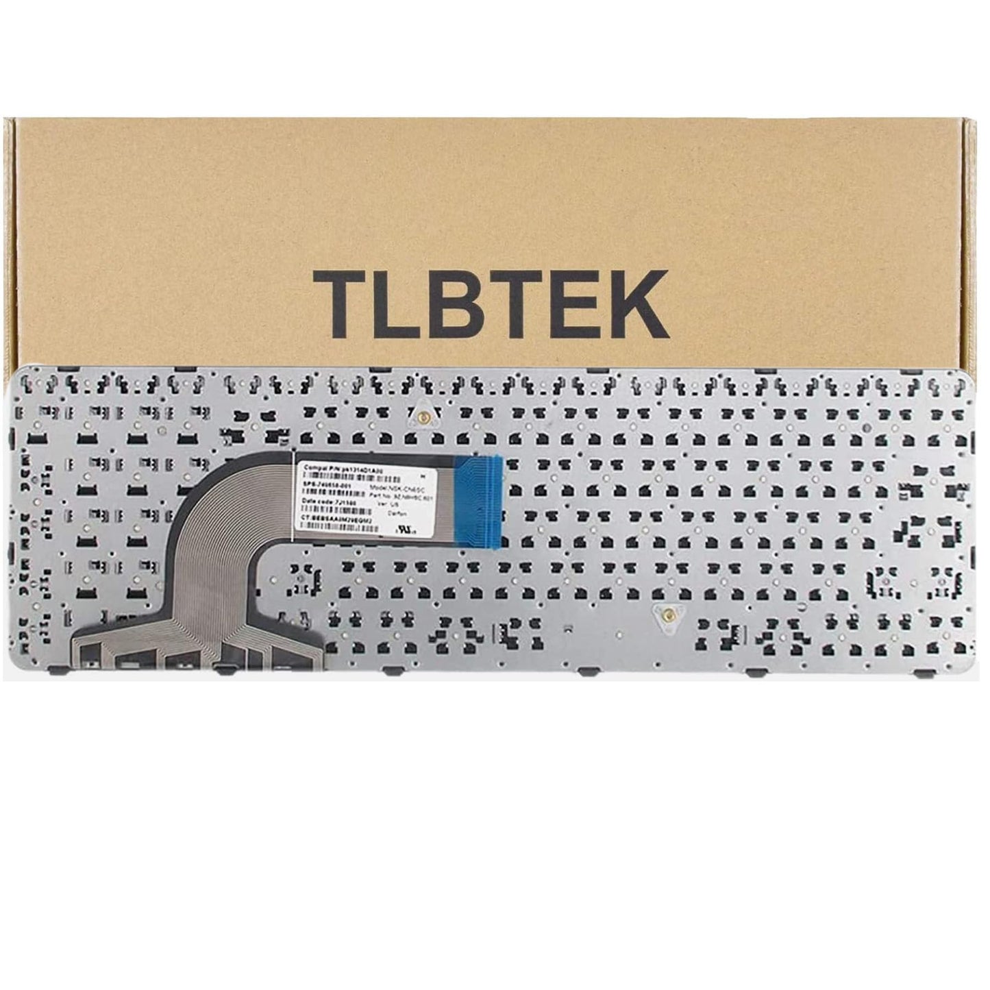 TLBTEK Replacement Keyboard with Frame Compatible with HP Pavilion 15-f 15-g 15-r 15-e 15-f387wm 15-d035dx 15-f233wm 15-f272wm 15-f010wm 15-n290nr