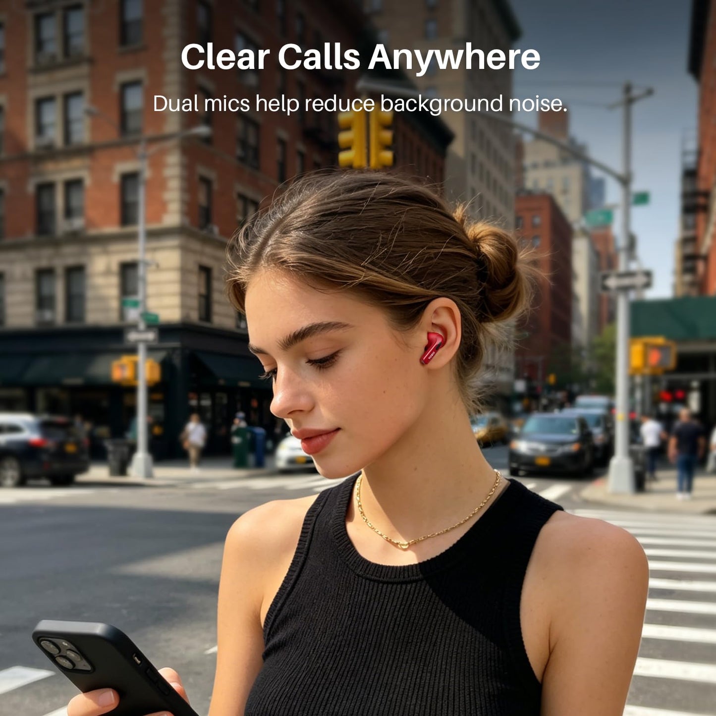 TOZO T20 Wireless Earbuds 97H Playtime, Wireless Charging LED Display Case