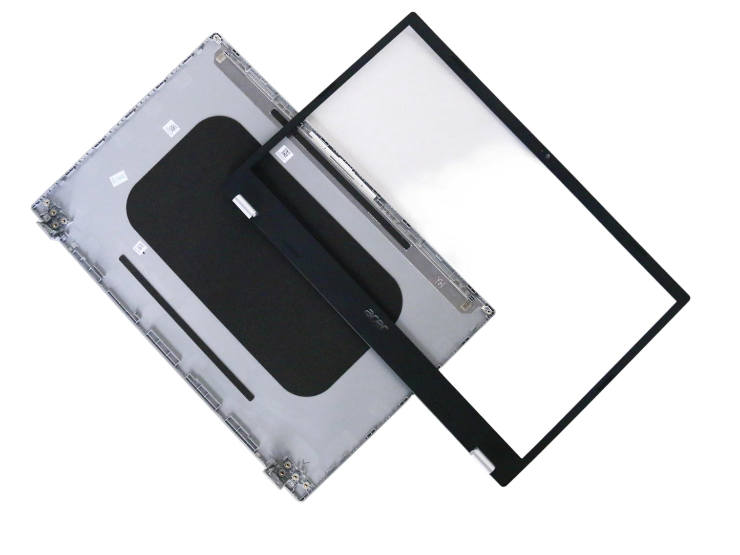 CyanWind Laptop LCD Back Cover & Bezel Silver for Acer Aspire A315-24P A315-24P-R7VH A315-24PT A515-58M Top Case Front Frame