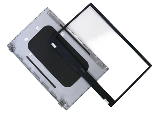 CyanWind Laptop LCD Back Cover & Bezel Silver for Acer Aspire A315-24P A315-24P-R7VH A315-24PT A515-58M Top Case Front Frame