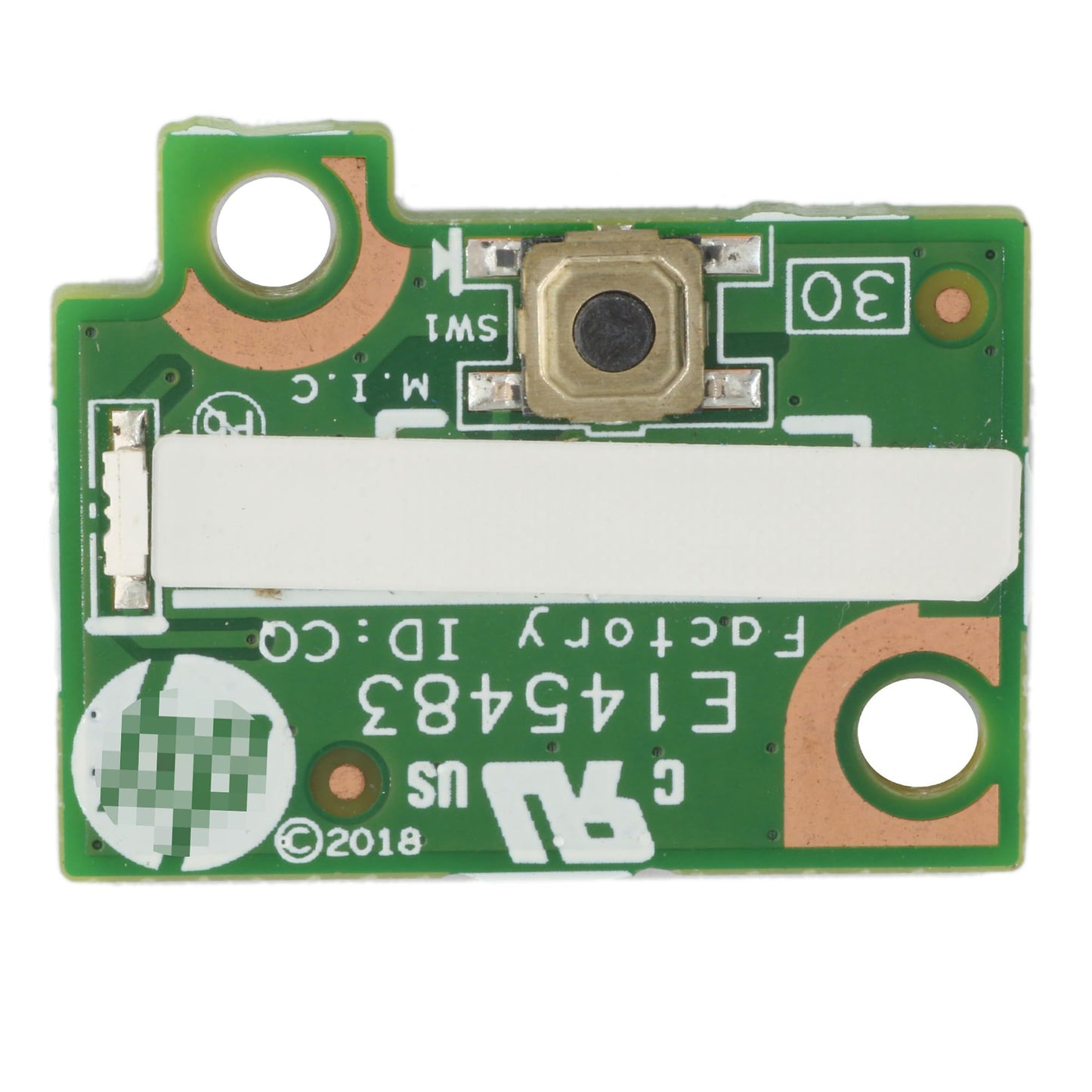 Replacement Power Button Board for HP Pavilion 590 595 Gaming Desktop 690-0073w E145483 348.0A814.0011 L24320-001