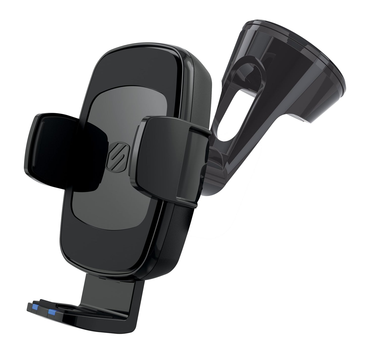 Scosche UQ3WDV-SP Windshield/Dashboard/Vent Qi-Certified 15W Wireless Charging Universal Cell Phone Car Mount, Adjustable Hands-Free Cell Phone Holder