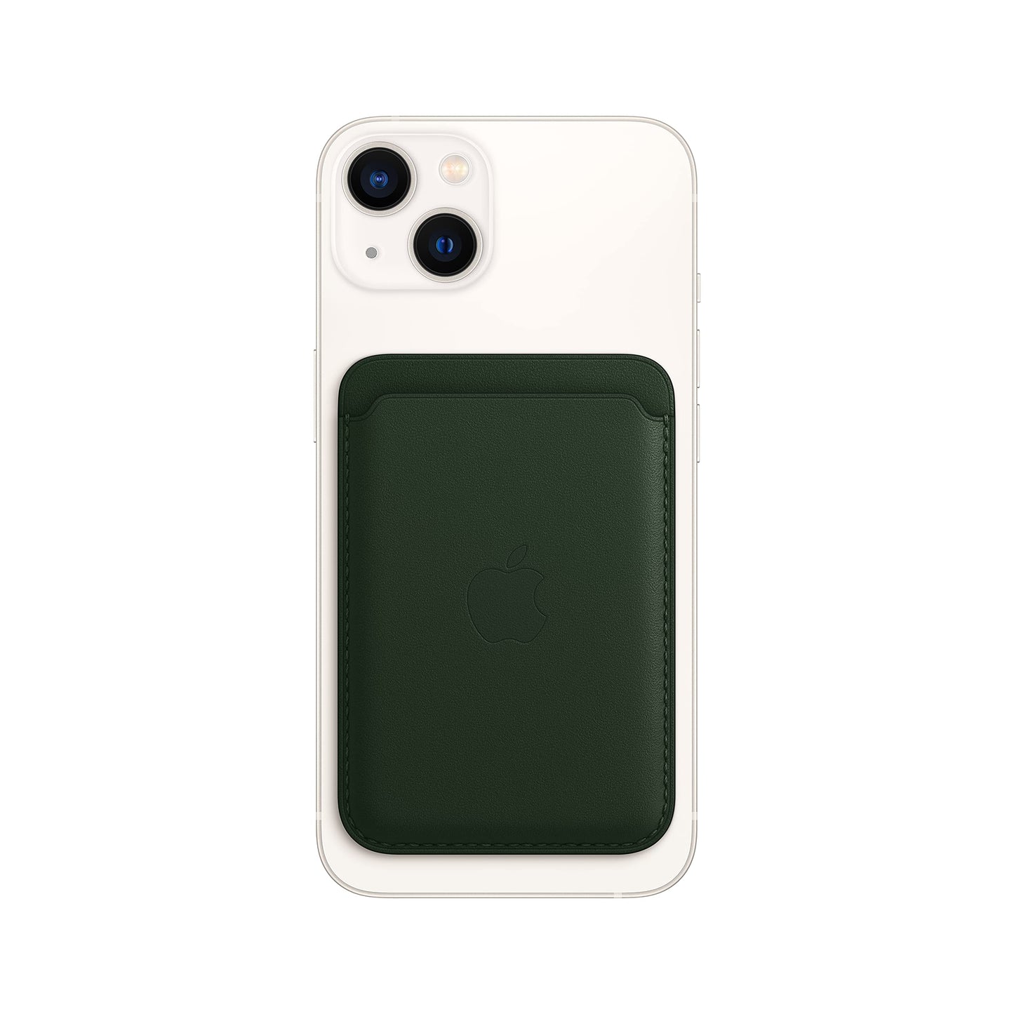 Apple Leather Wallet with MagSafe (for iPhone) - Now with Find My Support - Sequoia Green
