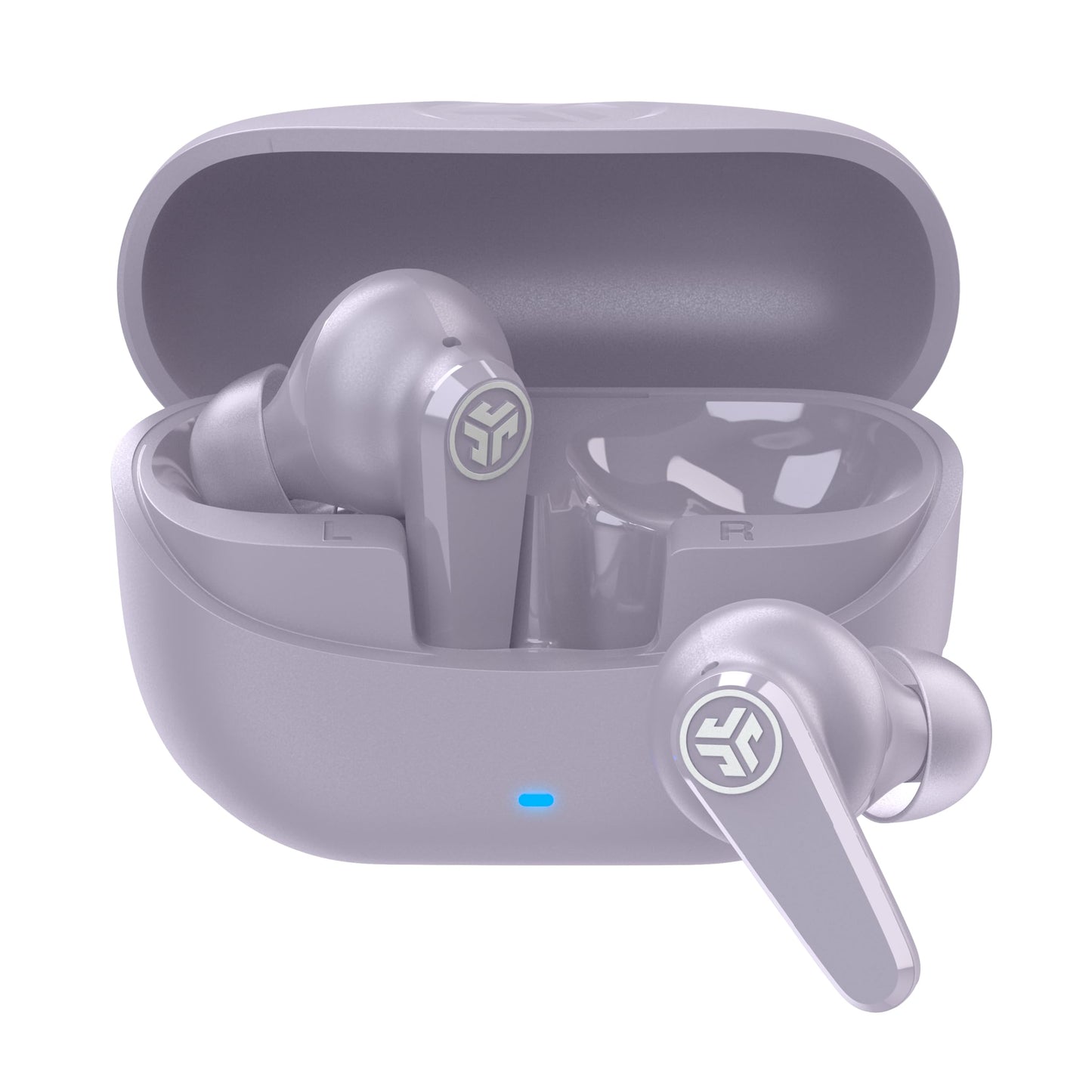 JLab, Go Pods ANC, True Wireless Earbuds, Active Noise Cancelling Bluetooth Earbuds, Lilac