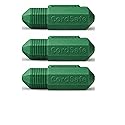 Extension Cord Connection Protector by CordSafe Plus, Weather-Resistant, Fits 18-12 AWG, Helps Keep Plugs Secure, Made in USA (Green, 3 Pack)