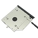 Nimitz 2nd HDD SSD Hard Drive Caddy Compatible with Lenovo G40-70 G40-80 G50-80 with Faceplate/Bracket