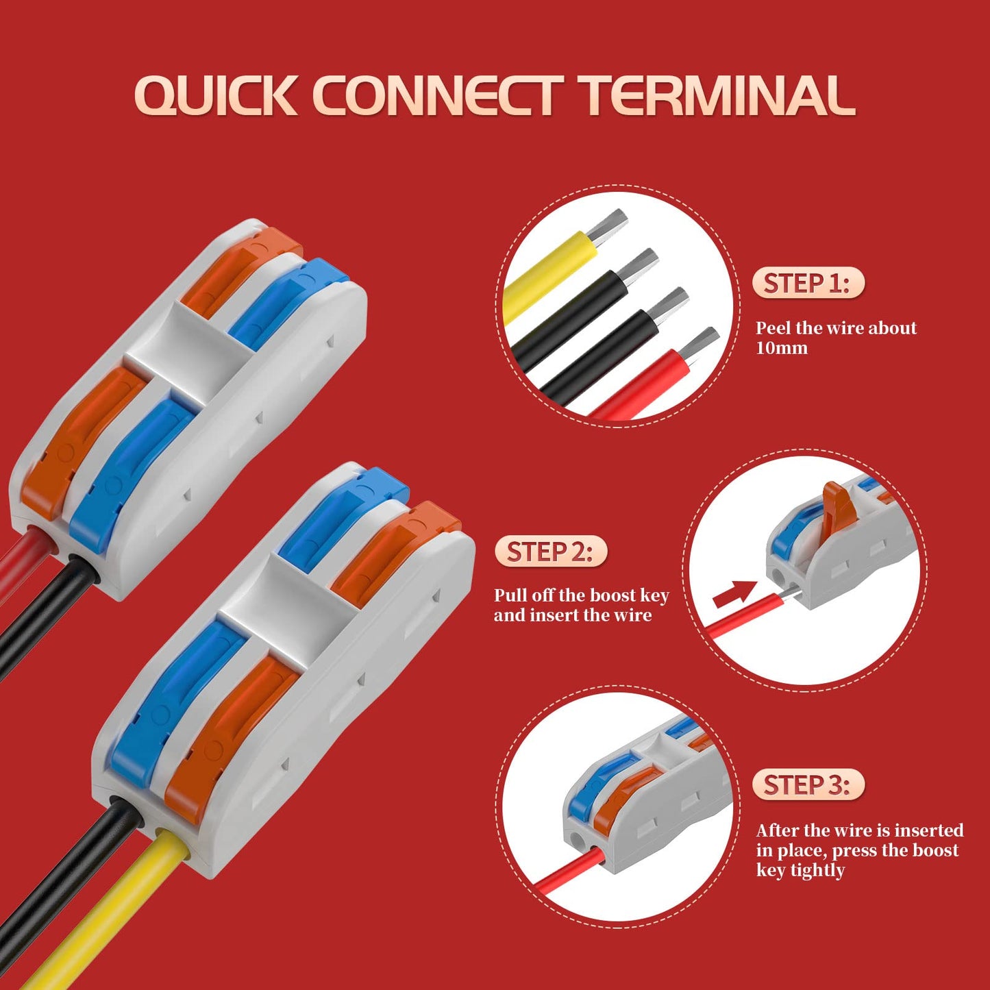 12V to 5V Converter 10A 50W, 24V to 5V Converter with Fuse Waterproof and Wire Terminal Block, Buck Converter 24V to 5V for Car Electronics Truck…