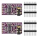 AITRIP 2 pcs PCM5102 I2S IIS Lossless Digital Audio DAC Decoder Module Stereo DAC Digital-to-Analog Converter Voice Module Compatible with Arduino