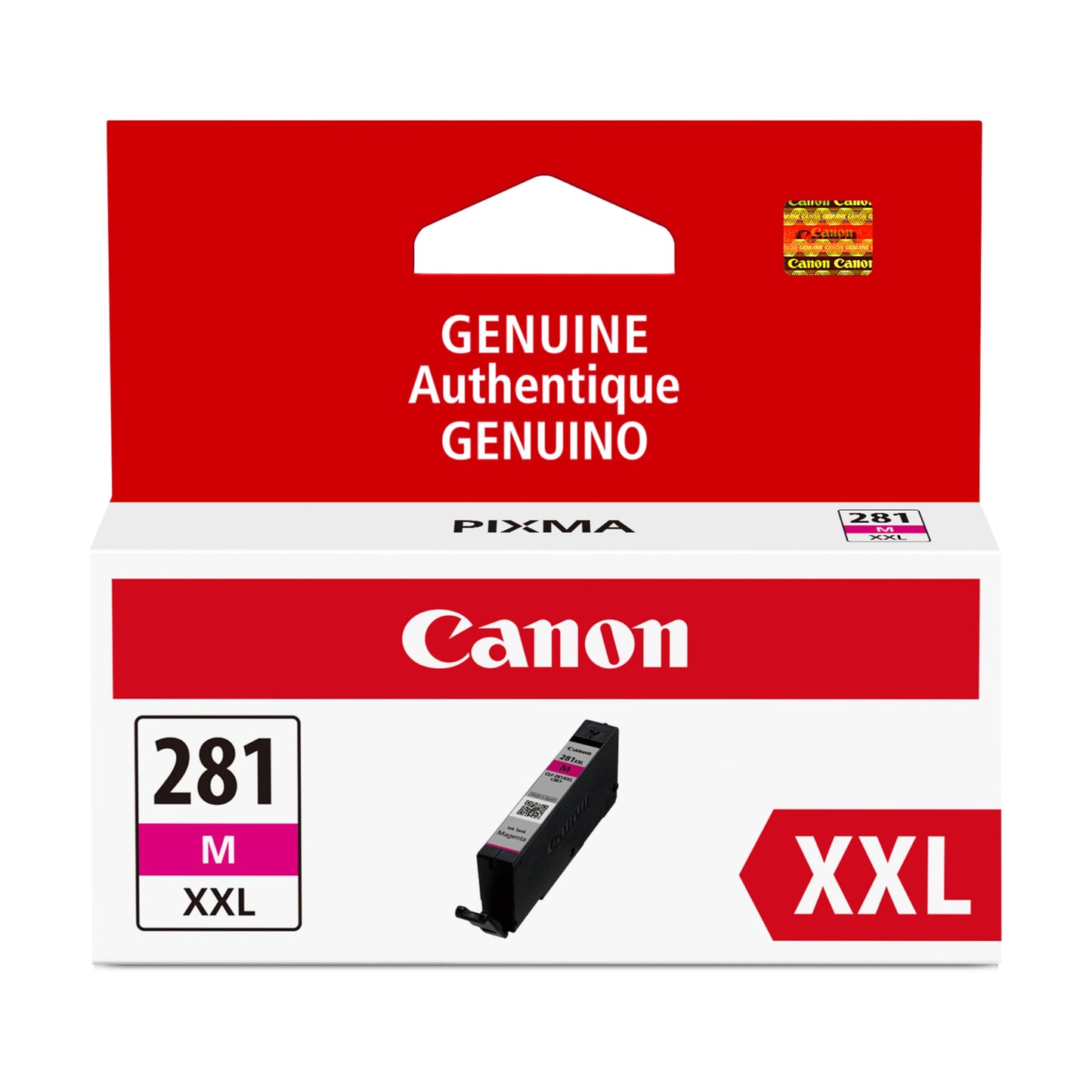 Canon CLI-281 XXL Genuine Magenta Ink Tank, Compatible with TR8520, TS9120,TS8120, TS6120, TS9521C/a, TS9520/a, TS8220, TS6220, TS8320, TS6320