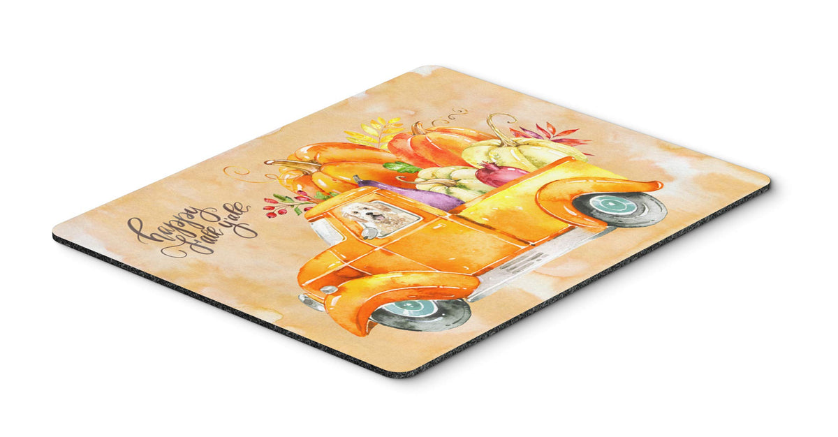 Caroline's Treasures CK2618MP Fall Harvest Goldendoodle Mouse Pad, Hot Pad or Trivet for Home Office Gaming Working Computers Laptop Mouse