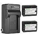 Kastar 2-Pack Battery + AC Wall Charger Replacement for Panasonic VW-VBK180 VW-VBK360 VW-VBL180 VW-VBL180PPK VW-VBL090 VW-VBL090PPK VWVBK180 VWVBK360