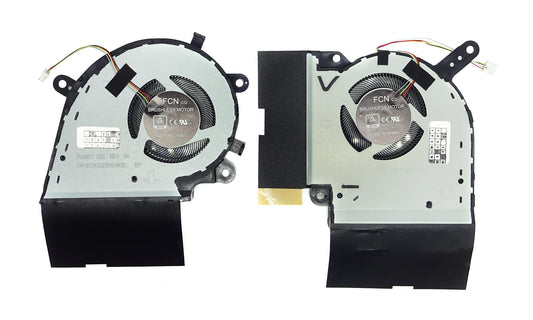 VoltaGuru New Laptop CPU Cooling Fan Set x2 for Asus ROG Strix G15 G512LV, G512LW, G512LWS, ROG Strix Scar III G531GW, ROG Strix Scar 15 G532LV