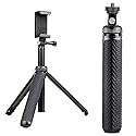 Extendable Selfie Stick/Handgrip/Monopod/Tripod for GoPro Hero 13 12 11 10 9 8 7 6 5 4 3 2 Session 2018, ACASO, EK5000 EK7000/SJCAM SJ4000 SJ500
