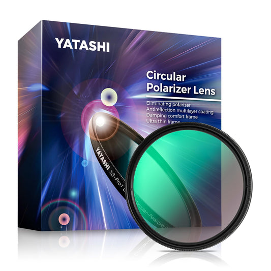 67mm CPL Filter - Ultra-Slim Circular Polarizer with 28-Layer Multi-Coating, Anti-Glare, Anti-Reflection, Color Boost - Aluminum-Magnesium Frame +