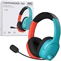 AOC Wireless Gaming Headset for Nintendo Switch 2/OLED/Lite, Wireless Gaming Headphones with Mic, 3.5mm Stereo, Noise Cancelling Mic, Lightweight