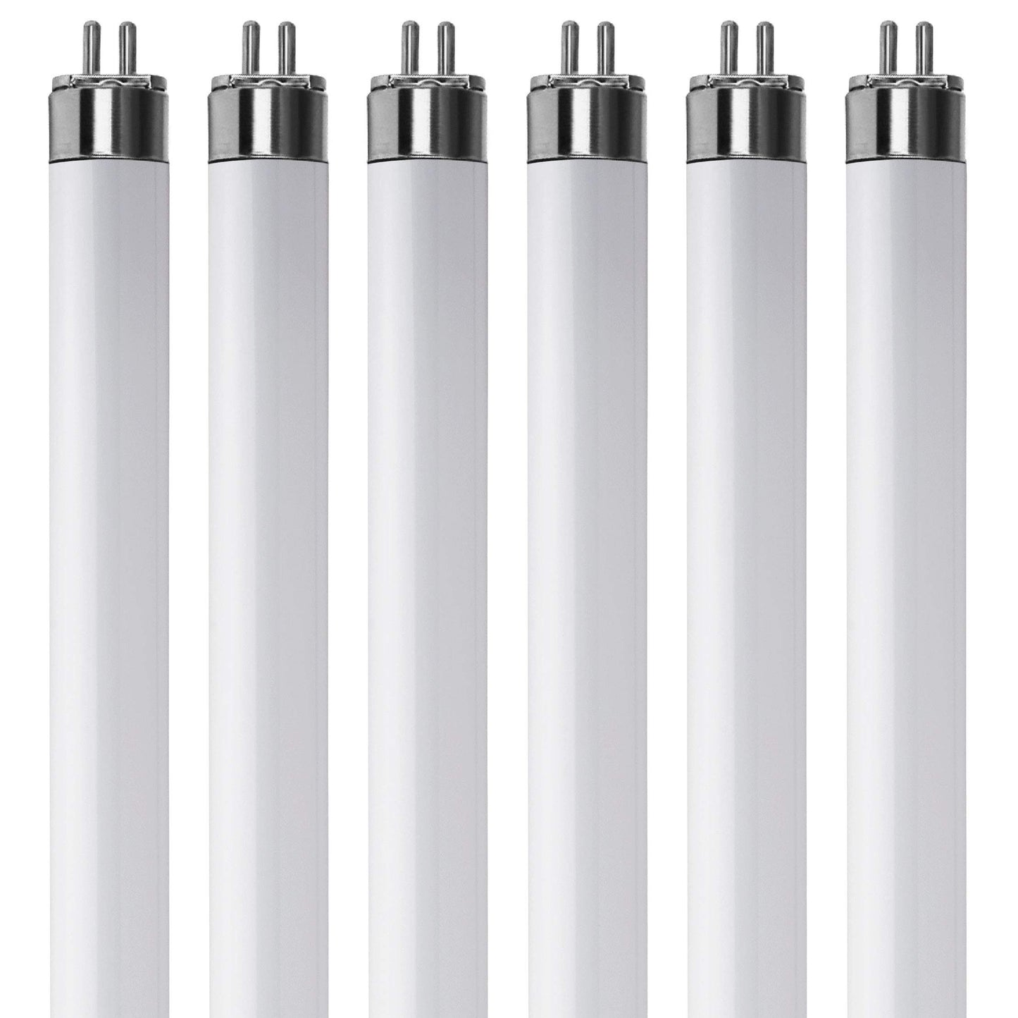 KOR F6T5/WW T5 Fluorescent Tube Bulbs, 6W 9", 3000K Warm White, 6-Pack
