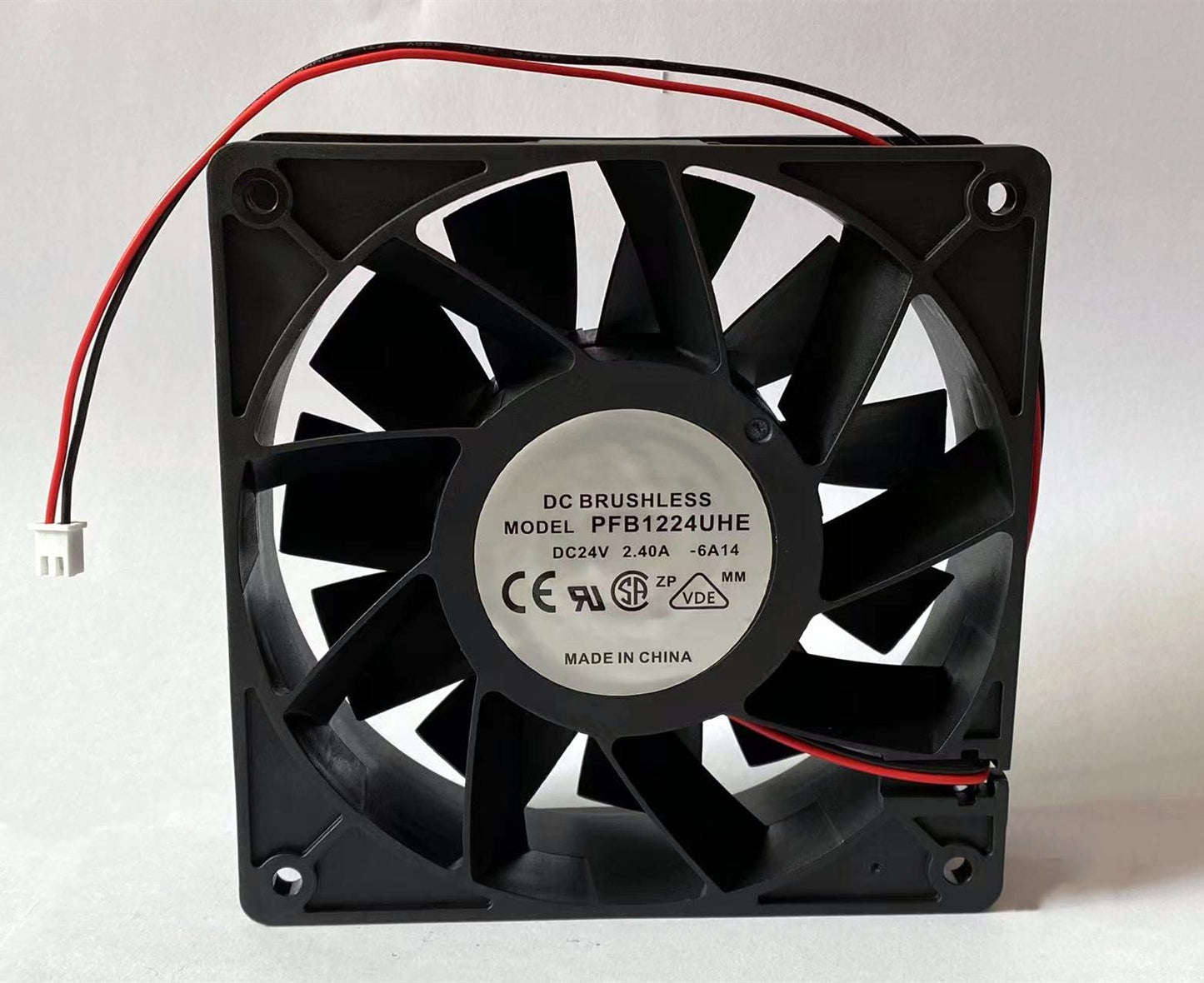 PFB1224UHE Fan 24V 2.40A 12CM 120mm L×120mm W×38mm H DC BRUSHLESS Fan