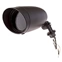 DYSMIO Lighting One Light PAR20 120 Volt Die Cast Aluminum Durable Outdoor Landscape Security Lighting Flood, Dark Bronze
