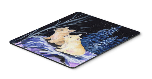 Caroline's Treasures SS8395MP Starry Night French Bulldog Mouse Pad, Hot Pad or Trivet for Home Office Gaming Working Computers Laptop Mouse