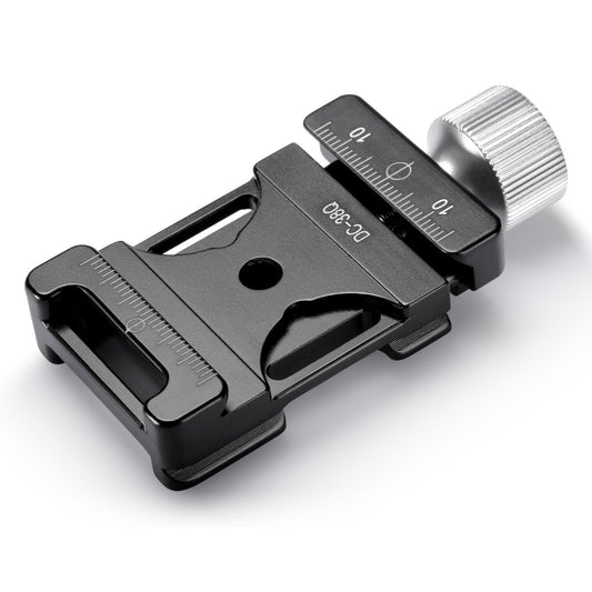 Neewer Aluminum Screw Knob Clamp Compatible Mini Quick Release Clamp for QR Plate (38mm)