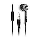 Earpollution EPD33-MIC-SILVER Plugz Earbuds with Mic - Retail Packaging - Silver
