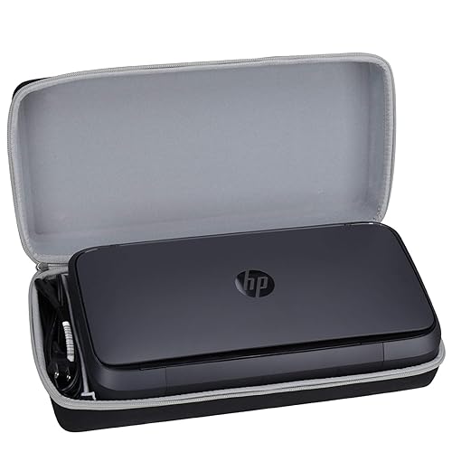 Aproca Case Compatible with HP OfficeJet 250 Wireless Mobile Printer Scanner CZ992A, Portable Storage Bag for Accessories (Black)