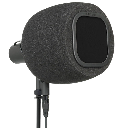 Soundbox 7B Top Address Vocal Recording Isolation Booth | High Density Foam Ball Microphone Shield with Pop Filter Windscreen Studio Quality Vocals