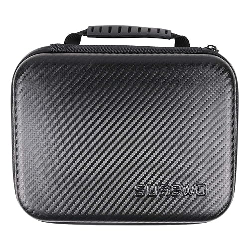 SUREWO Hard Case for GoPro,Surface-Waterproof Carrying Case Compatible with GoPro Hero 13/12/11/10/9/8/7/(2018)/6/5 Black,DJI Osmo