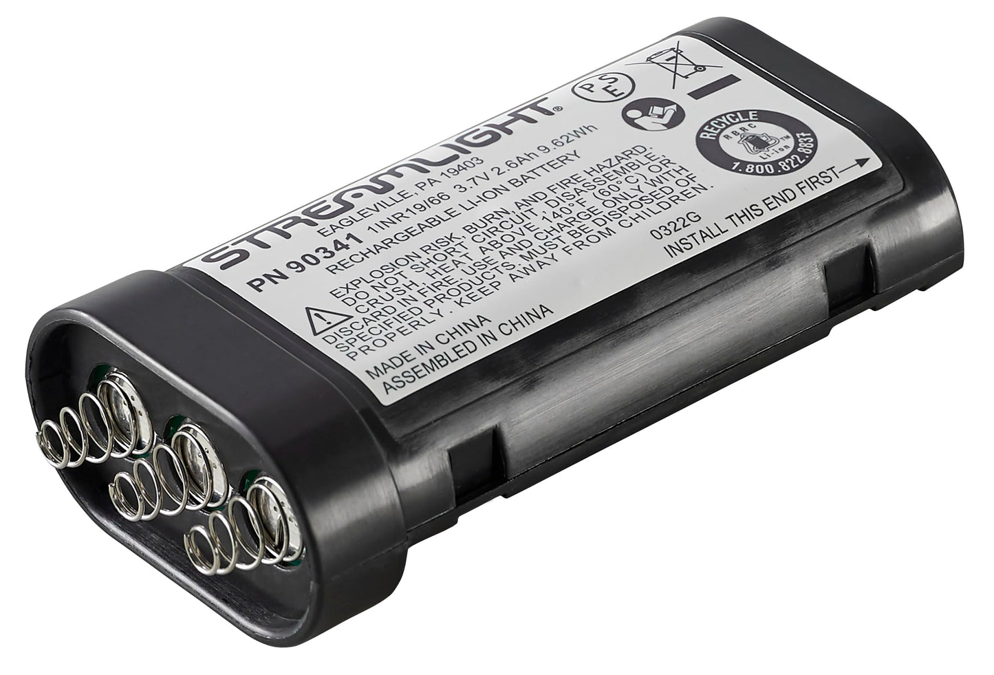 Streamlight 90341 Lithium Ion Battery - Survivor X C1D1
