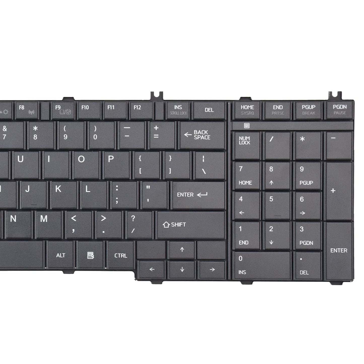 SUNMALL C655 Keyboard Compatible with Toshiba Satellite, Keyboard Replacement Compatible with Toshiba Satellite C655 L655 C755 L755 Series Laptop