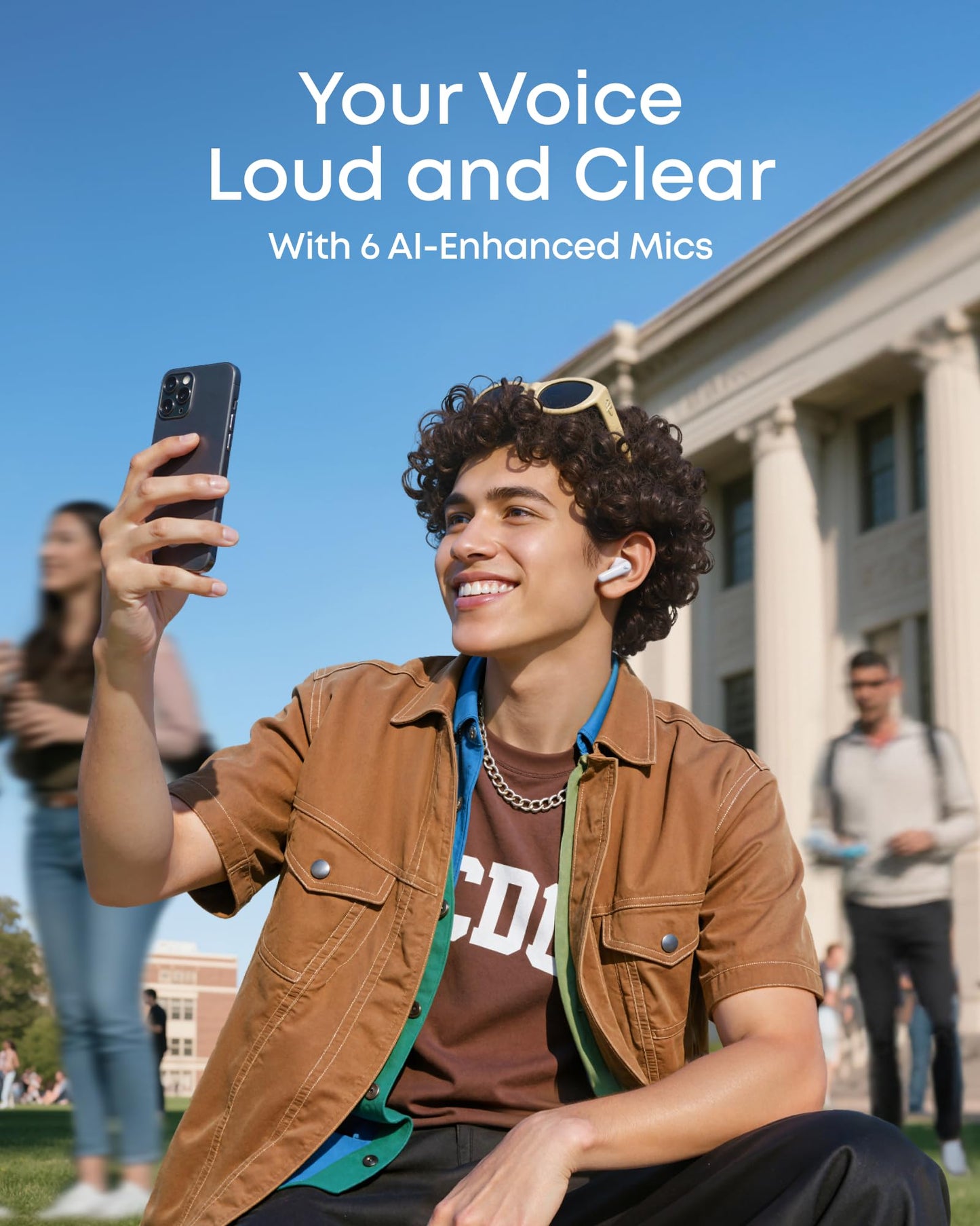 Soundcore P31i by Anker Translation Earbuds with Real-Time Adaptive ANC