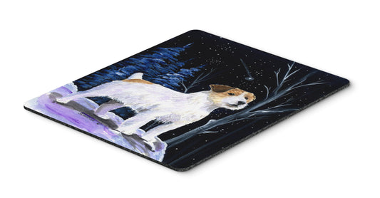 Caroline's Treasures SS8388MP Starry Night Jack Russell Terrier Mouse Pad, Hot Pad or Trivet for Home Office Gaming Working Computers Laptop Mouse